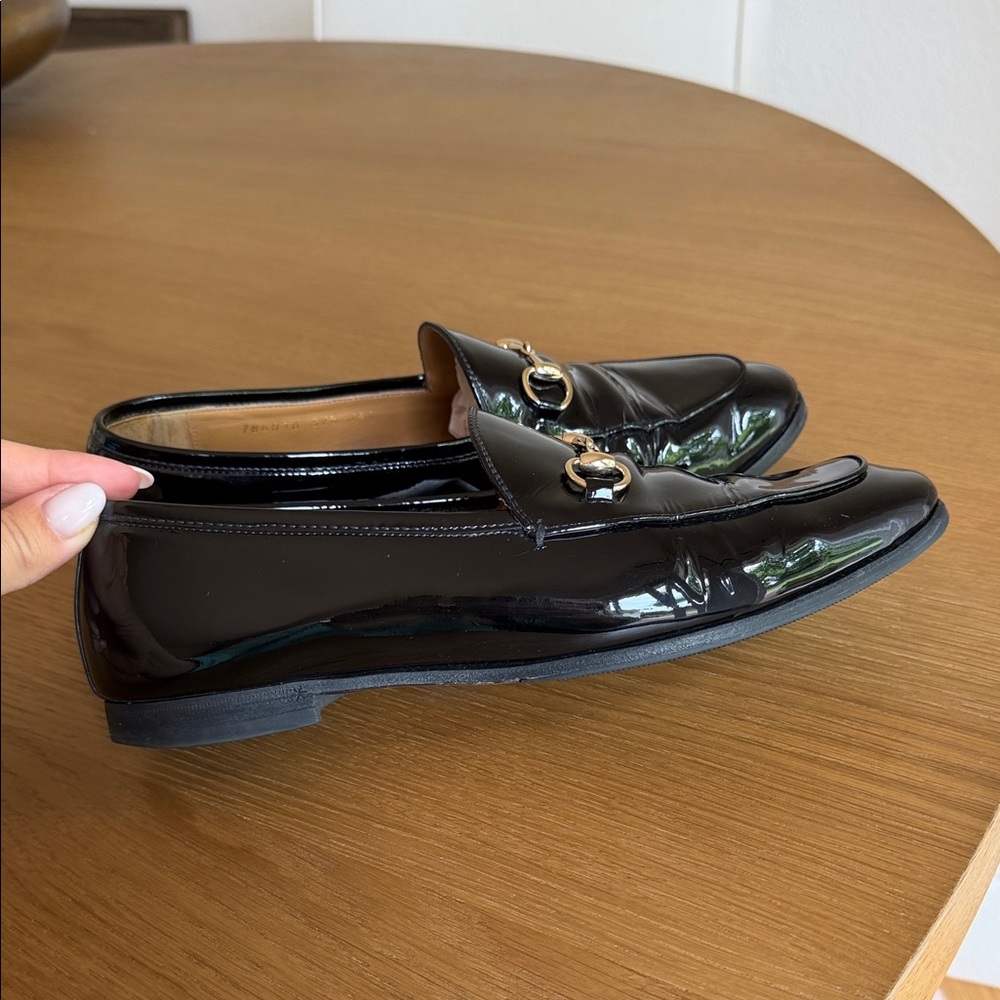 Gucci Jordaan Horsebit patent leather loafers women’s  39.5 or 9.5 - Picture 9 of 14